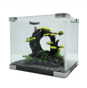 칸후 CH-360 백금각 곡 어항 수조 36x26x30cm 5T