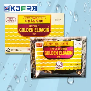 다팜아쿠아 국제 골든 엘바진 관상어 해수 담수 전용 어병 예방 개선 비타민제 7g 1봉