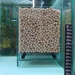 유리로 만든 박스 저면 여과기 사이즈 가로150 세로150 높이200 하단 2cm