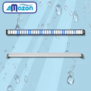 다팜아쿠아 아마존 AMZ-L1200B 27W 실버 최대 123.5cm 저전력 고출력 프리미엄 슬림 LED 조명 등
