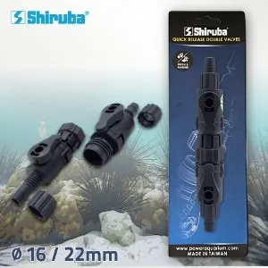 시루바 더블탭 Ø16 22mm 호스분리용 더블탭 어항 수족관 악세사리 용품