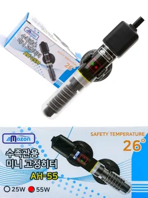 아마존 미니어항 히터 26도고정 55w/ 20cm - 30cm어항용