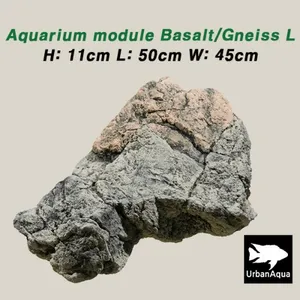 Rock Module Basalt/Gneiss L Aquarium rock module