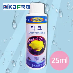 다팜아쿠아 국제 원터치 익크 관상어 해수 담수 전용 오염 수질 개선 백점충 구제제 25ml 1개