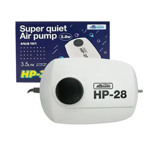 아마존 수족관용 초저소음 2.8W 1구 기포발생기 기포기 에어펌프 HP-28