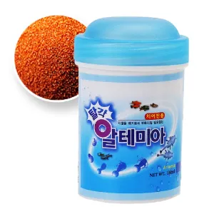 아마존 탈각알테미아 치어용 물고기 먹이 사료
