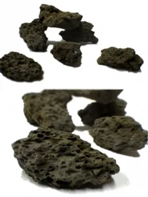 미니 자연 화산석(현무암)제주석 3cm - 7cm 5개(어항 꾸미기 장식돌 자연석 자갈)