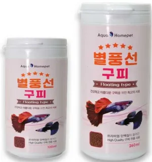 가성아쿠아 별풍선 구피밥 260ml