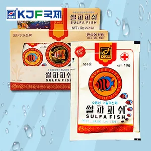 다팜아쿠아 국제 썰파피쉬 관상어 해수 담수 전용 광범위 항균충제 질병 예방제 10g 1봉