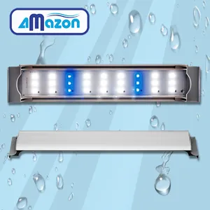 팜아쿠아 아마존 AMZ-L350B 10W 실버 최대 38.5cm 저전력 고출력 프리미엄 슬림 LED 조명 등