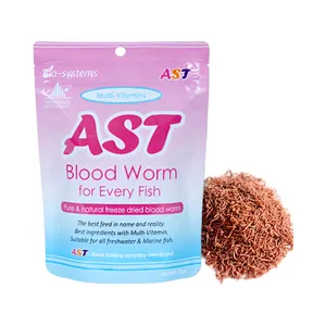 AST(히카리) 동결건조 장구벌레 15g 사료 먹이 밥