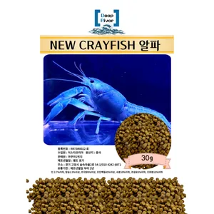 딥리버 크래이피쉬 알파 사료 30g 새우 사료 크랩 가재