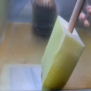 뽀득싹 어항클리너 어항청소 이끼청소 막대형 42cm 스펀지3개 구성 민팩토리