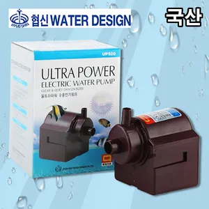 다팜아쿠아 협신 UP500 50W 국산 수족관 분수 저소음 고출력 울트라 파워 수중 전기 펌프 모터