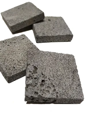 현무암 활착판 size 가로8cm 세로8cm ,  가로5cm 세로5cm