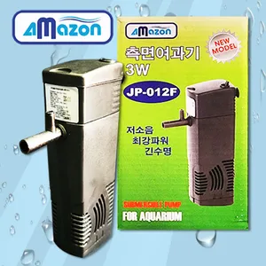 다팜아쿠아 아마존 JP-012F 3W 저소음 긴수명 간편한 설치 30cm 이하 수조 사용 측면 여과기